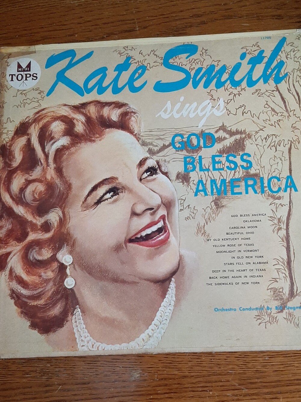 Kate Smith Sings God Bless America LP * HI-FI Tops
